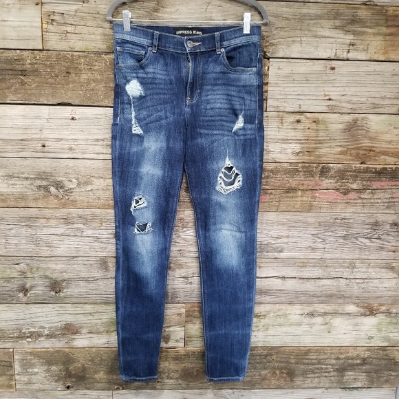 Express Denim - Express High Rise Legging Dark Wash jeans Express Denim - Express High Rise Legging Dark Wash jeans